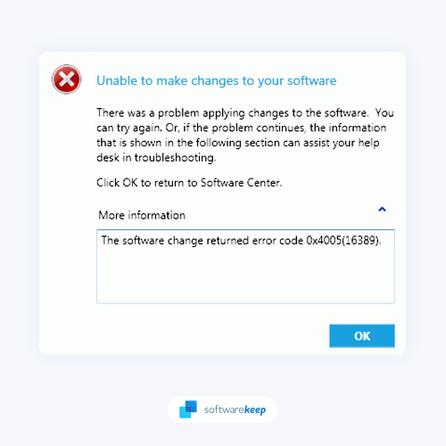 How to Fix 0x4005(16389) Error When Upgrading Windows?