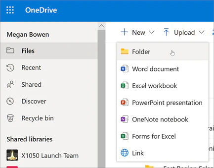 How to Manage Folders and Files in OneDrive for Business
