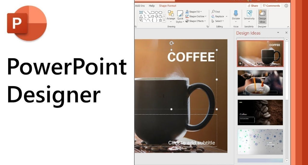 PowerPoint designer ideas tool