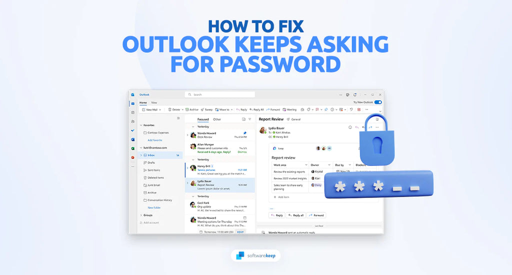 Fix Outlook keeps asking for password