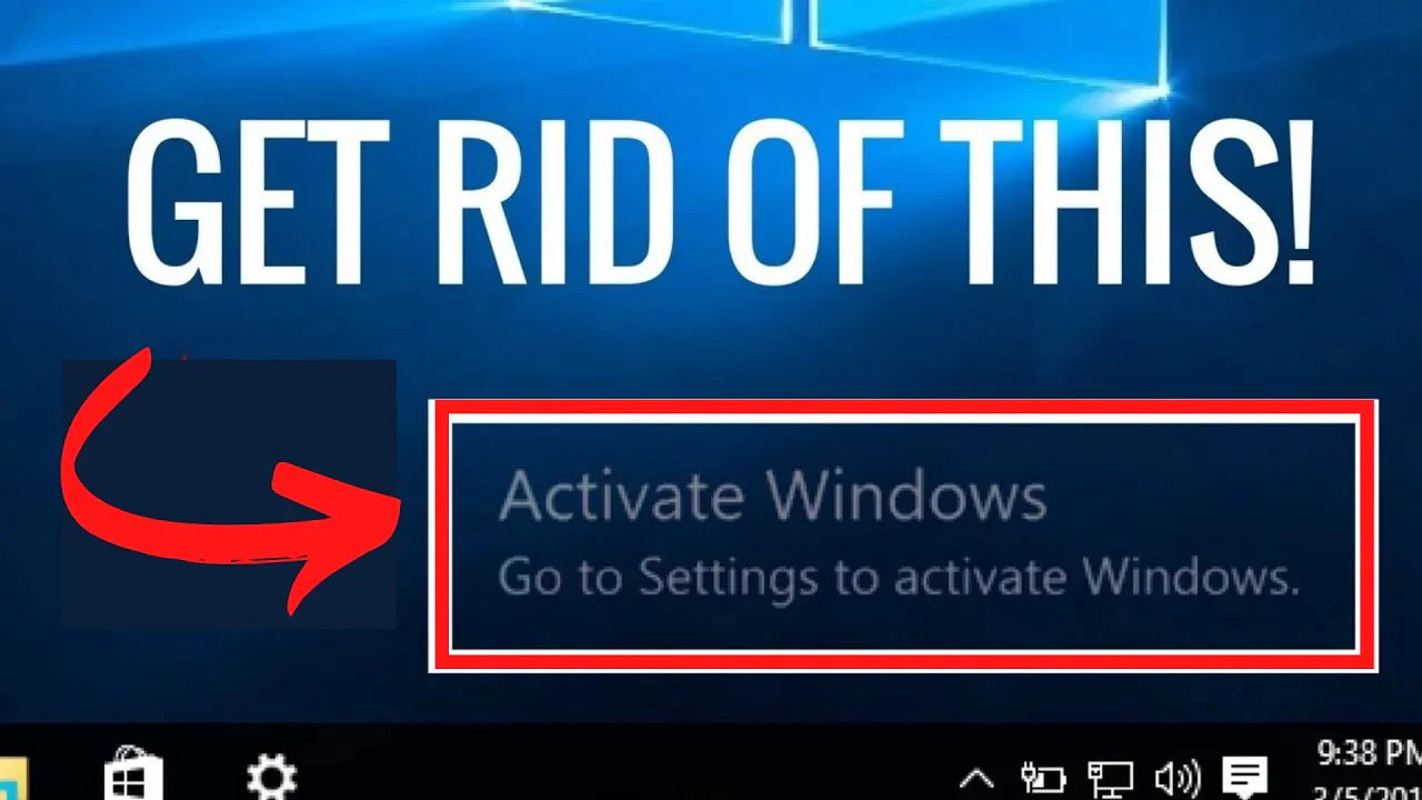 How To Remove the Activate Windows 10 Watermark