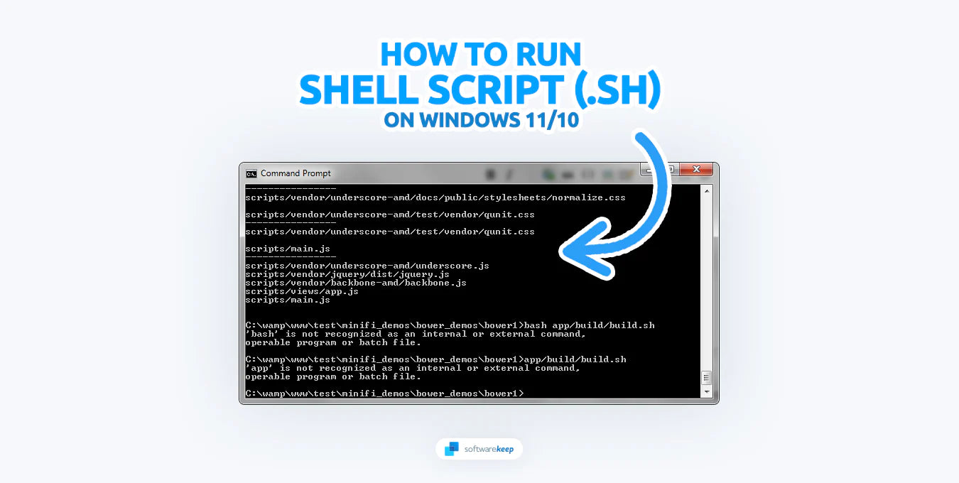 Run .sh or Shell Script File in Windows