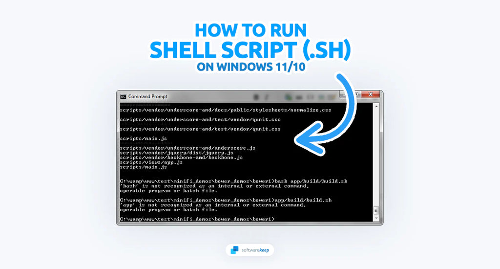 Run .sh or Shell Script File in Windows