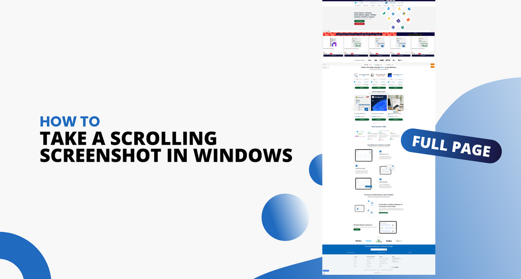 How to Capture a Scrolling Screenshot Windows