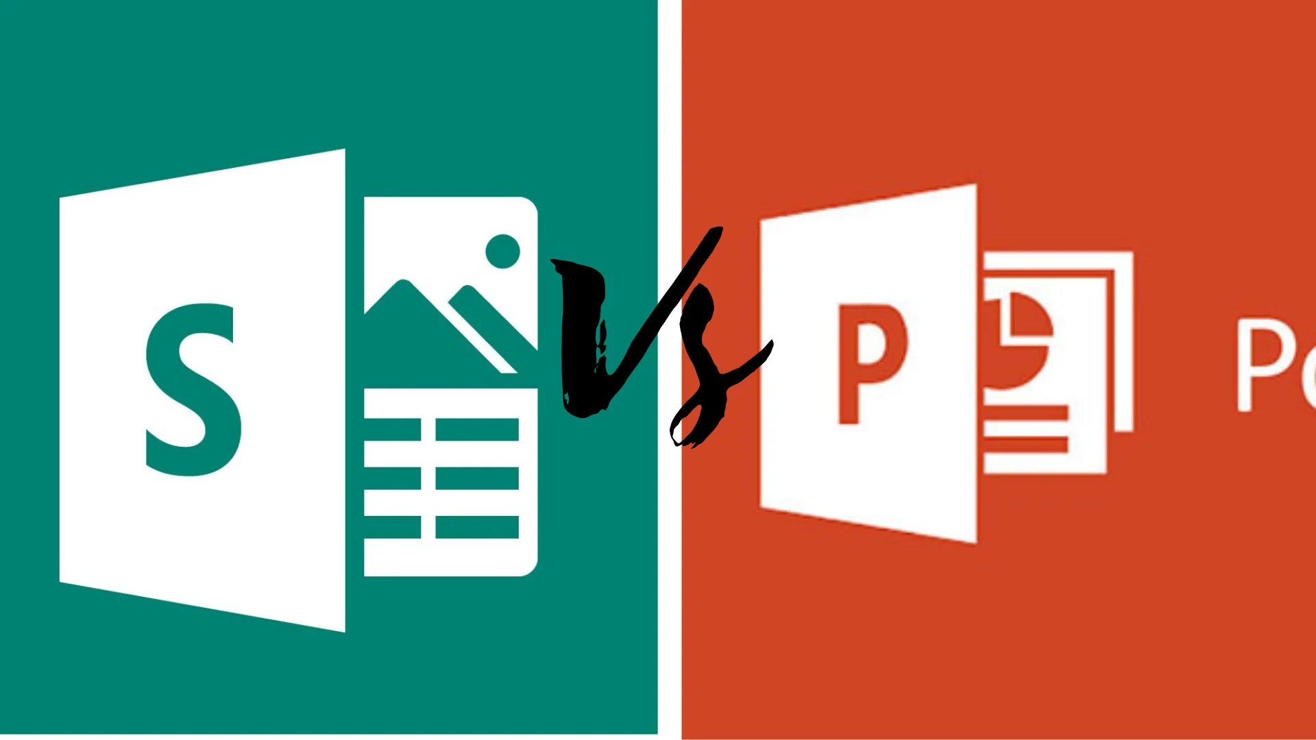 Microsoft PowerPoint vs Office Sway comparison