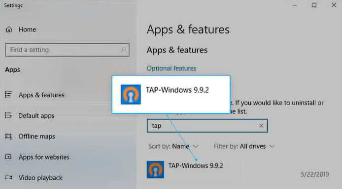 What is TAP-Windows Adapter 9.21.2?
