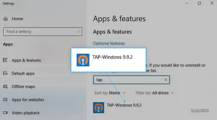 What is TAP-Windows Adapter 9.21.2?