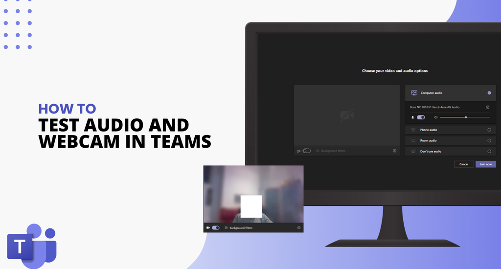 How to Test Mic Audio and Video Camera in Microsoft Teams