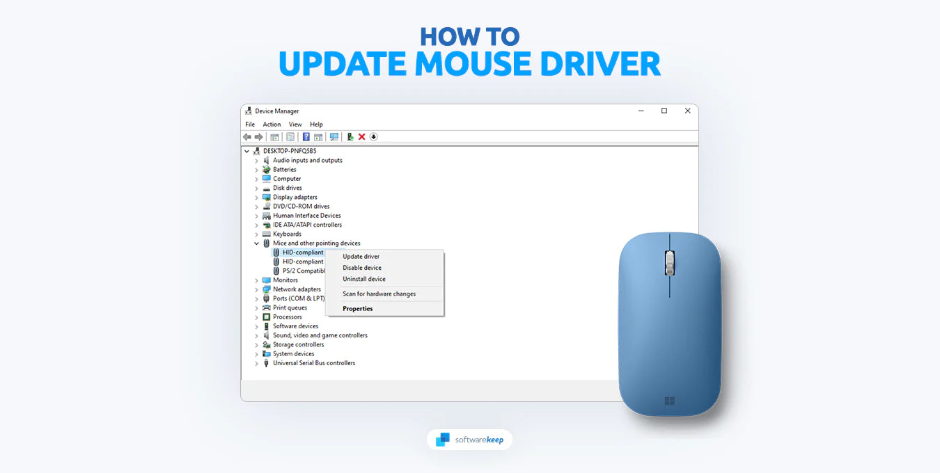 How to Update Microsoft Mouse Driver in Windows