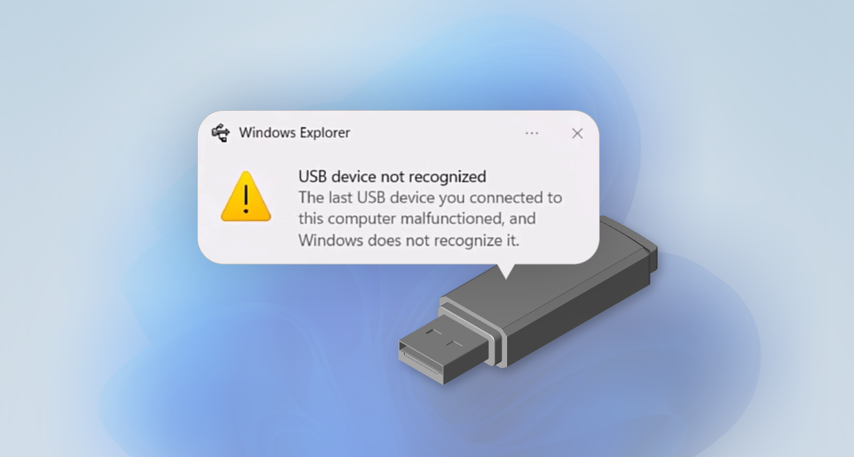 How to Fix a USB Device Not Recognized