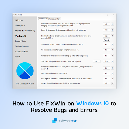 How To Use FixWin on Windows 10 — Fix Errors With 1 Click