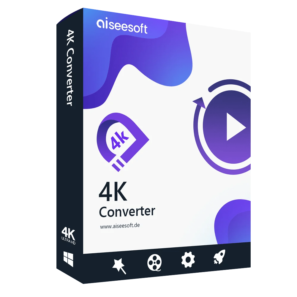 Aiseesoft Software Aiseesoft 4K Converter 1 PC 1 Year Global Key box