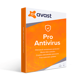 Avast Software Avast Antivirus Pro Electronic License (1 Year, 1 PC)
