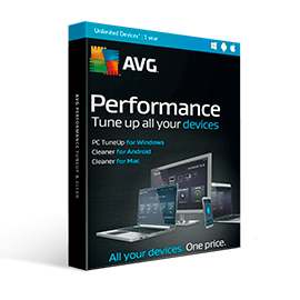 AVG Software AVG Performance TuneUp & Clean 10 Device 1 Year (Eng/Fr)