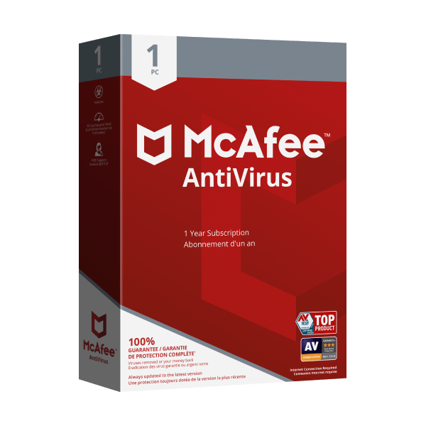 McAfee Software McAfee Antivirus (1 PC, 1 Year)