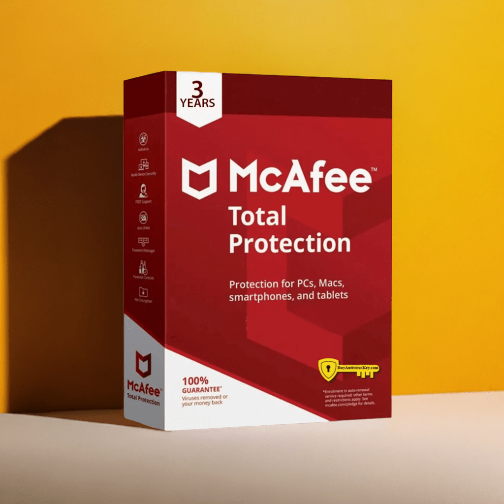 McAfee Software McAfee Total Security 3 Years 1 User