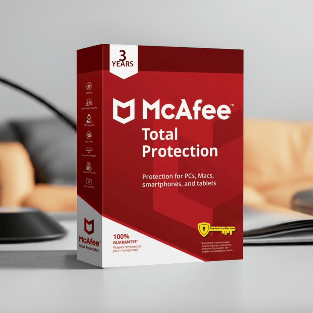 McAfee Software McAfee Total Security 3 Years 1 User