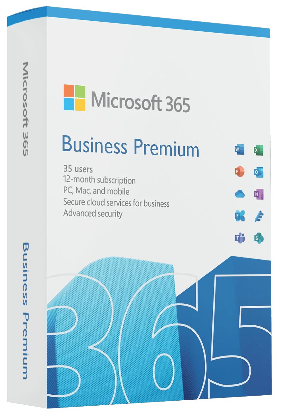 Microsoft Software Microsoft 365 Business Premium 35 Users / 1-Year