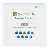 Thumbnail for Microsoft Software Microsoft 365 Business Premium 35 Users / 1-Year