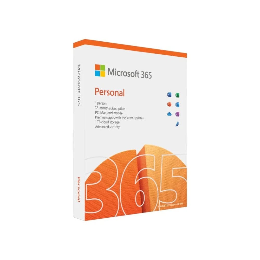 Microsoft Software Microsoft 365 Personal - 1 year, (US/CA Only)