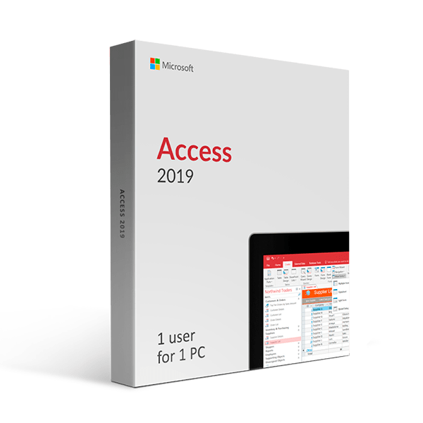 Microsoft Software Microsoft Access 2019 for PC