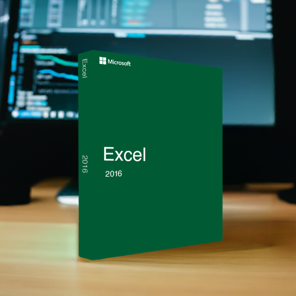 Microsoft Software Microsoft Excel 2016 PC box
