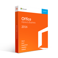 Thumbnail for Microsoft Software Microsoft Office 2016 Home & Business for Windows