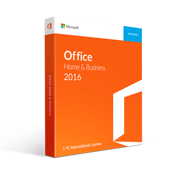 Microsoft Software Microsoft Office 2016 Home & Business International License