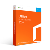 Thumbnail for Microsoft Software Microsoft Office 2016 Home & Business International License