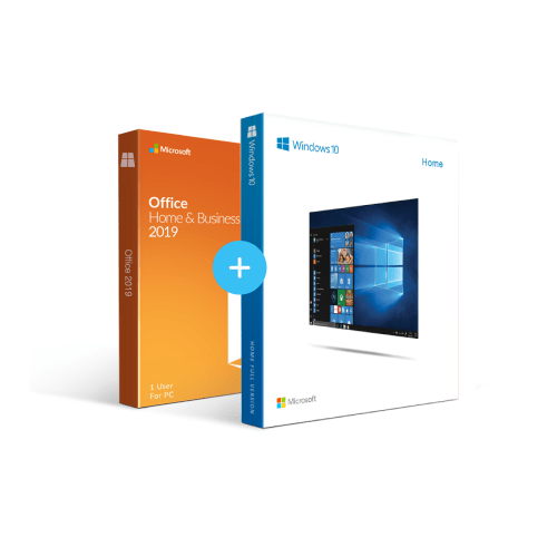 Microsoft Software Microsoft Office 2019 Home and Business + Windows 10 Home