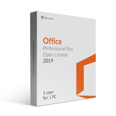 Microsoft Software Microsoft Office 2019 Professional Plus Open License