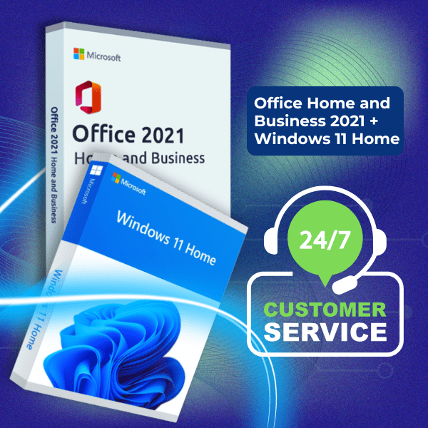 Microsoft Software Microsoft Office 2021 Home and Business + Windows 11 Home