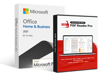 Thumbnail for Microsoft Software Microsoft Office 2021 Home & Business for Mac + PDF Reader Pro