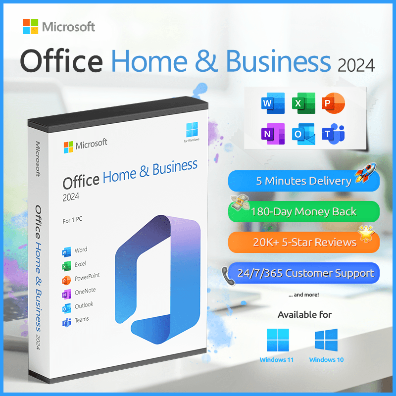 Microsoft Software Microsoft Office 2024 Home & Business PC