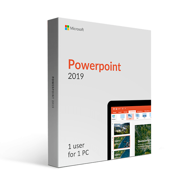 Microsoft Software Microsoft Powerpoint 2019 for PC