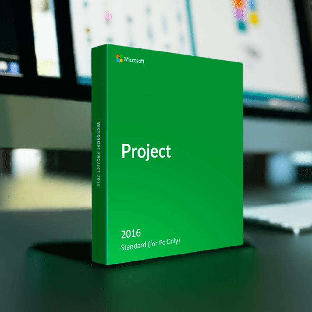 Microsoft Software Microsoft Project 2016 Standard (for Pc Only) box