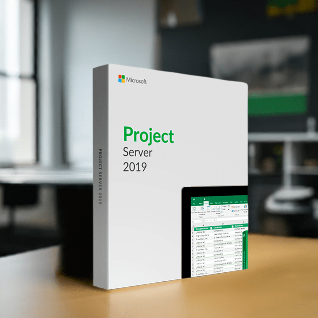 Microsoft Software Microsoft Project Server 2019 box