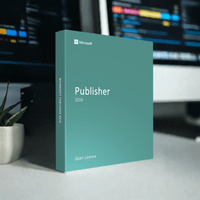 Thumbnail for Microsoft Publisher 2016 Open License box