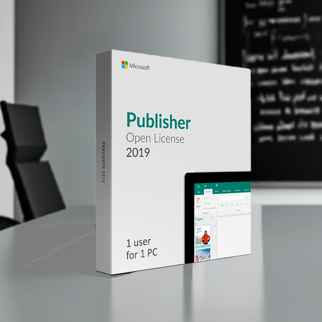 Microsoft Software Microsoft Publisher 2019 Open License