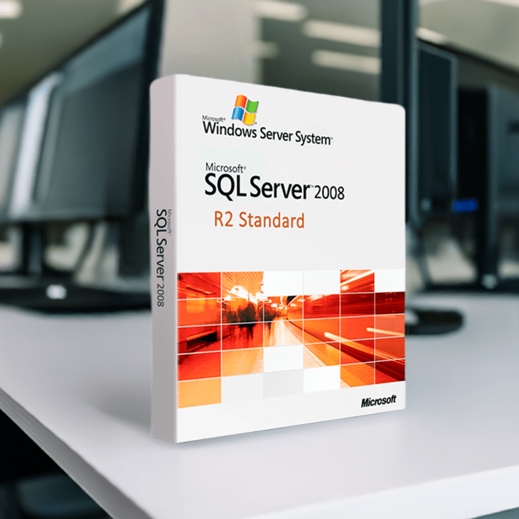 Microsoft SQL Server 2008 R2 Standard box