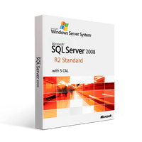Thumbnail for Microsoft Software Microsoft SQL Server 2008 R2 Standard with 5 CALs