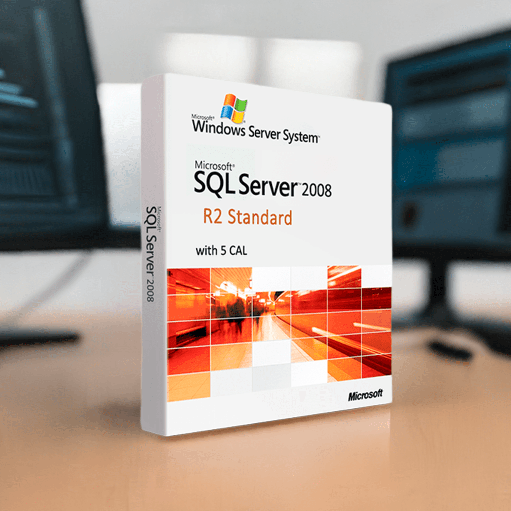 Microsoft Software Microsoft SQL Server 2008 R2 Standard with 5 CALs