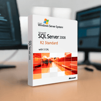 Thumbnail for Microsoft Software Microsoft SQL Server 2008 R2 Standard with 5 CALs