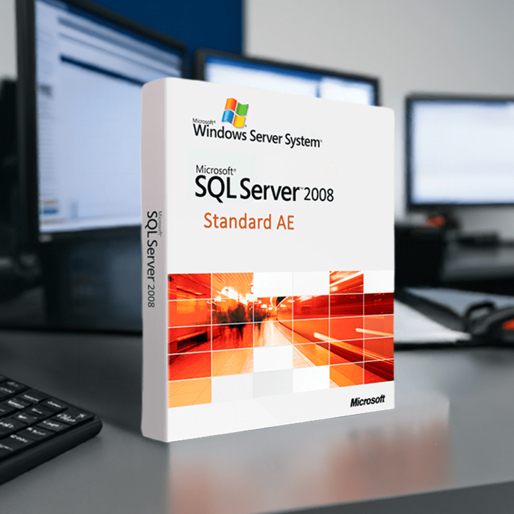 Microsoft Software Microsoft SQL Server 2008 Standard Edition box