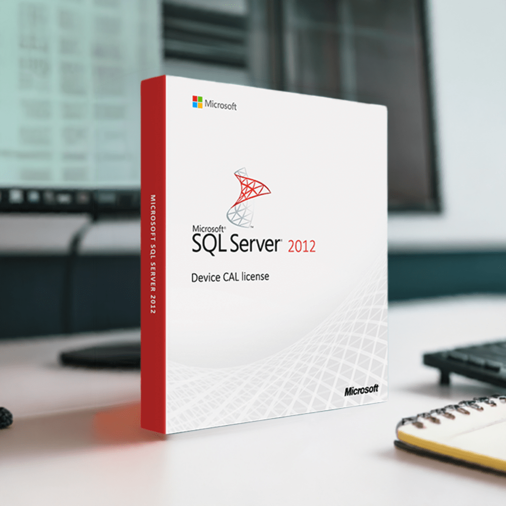 Microsoft Software Microsoft SQL Server 2012 - Device CAL License box