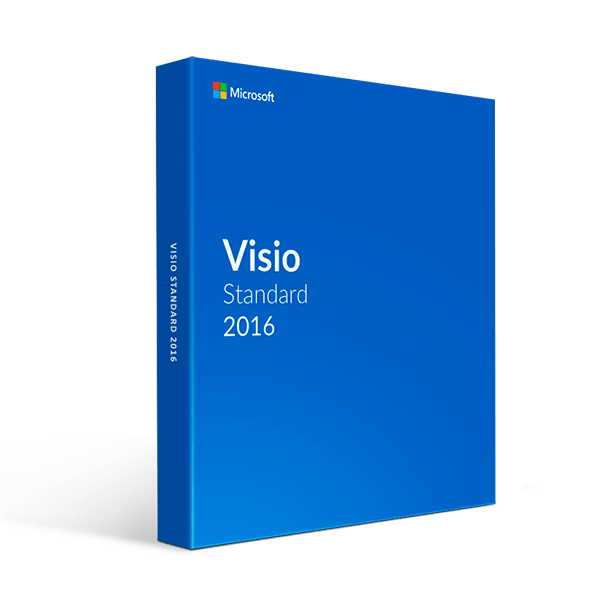 Microsoft Software Microsoft Visio 2016 Standard (for Pc Only)