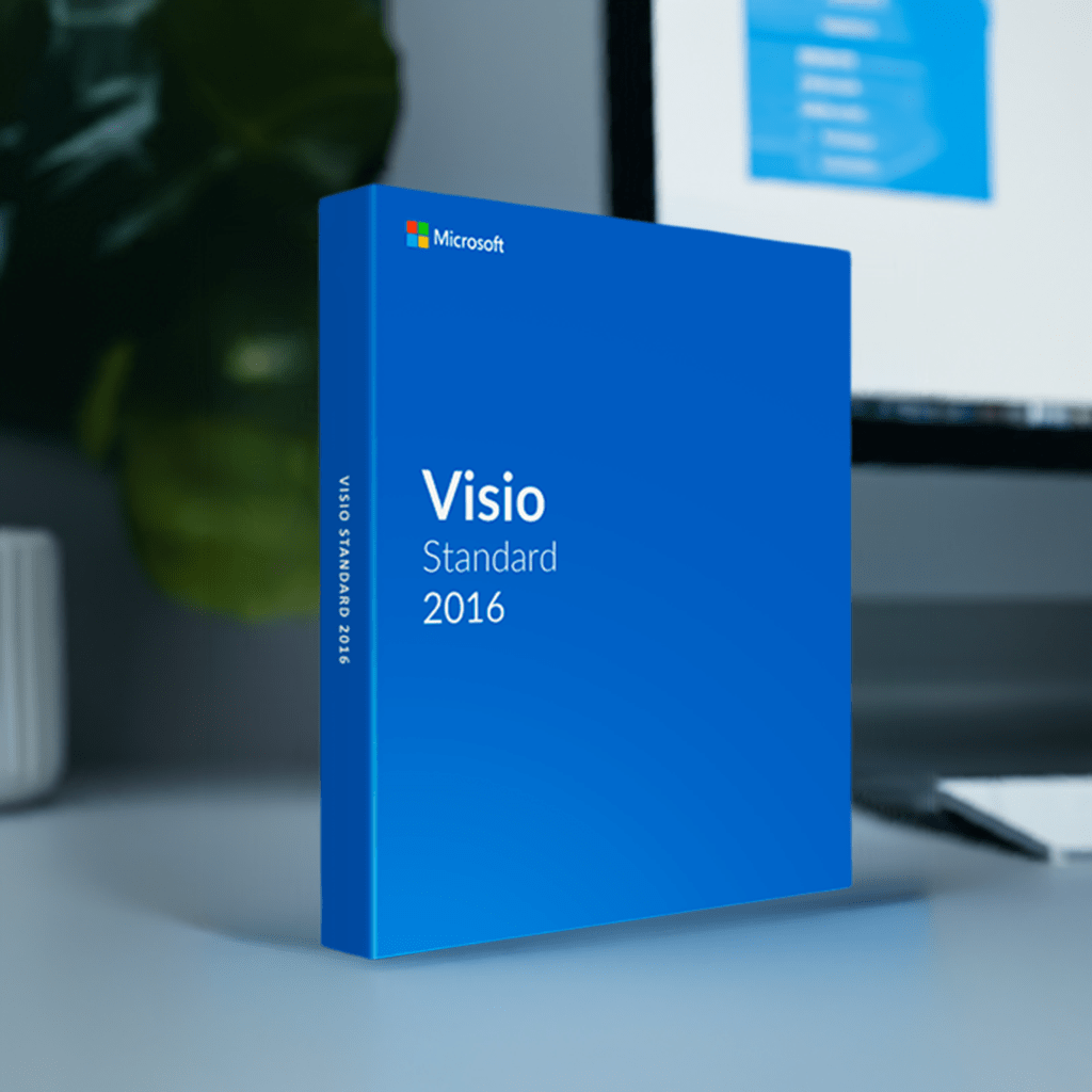 Microsoft Software Microsoft Visio 2016 Standard (for Pc Only)