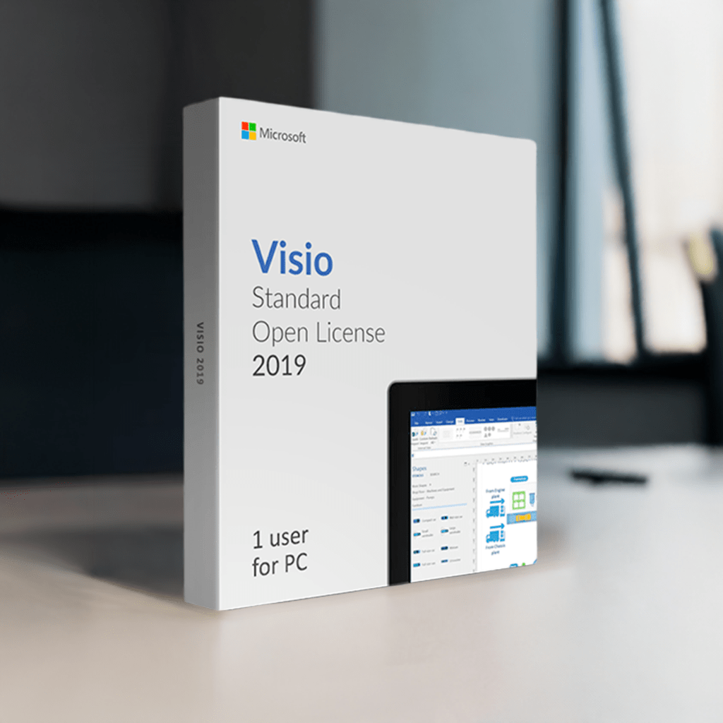Microsoft Software Microsoft Visio 2019 Standard Open License