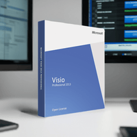 Thumbnail for Microsoft Software Microsoft Visio Professional 2013 Open License
