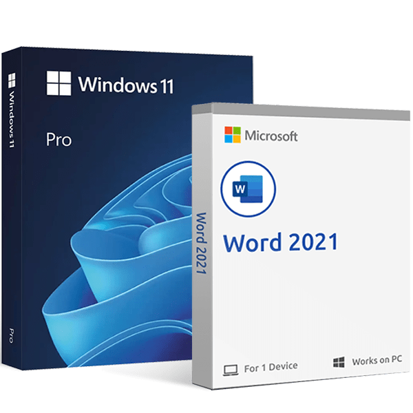 Microsoft Software Microsoft Windows 11 Pro + Microsoft Word 2021